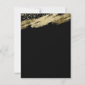 Zwei Geburtstage Gold und Black Chefs zu Einladung (Rückseite)