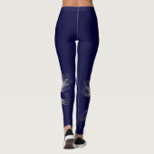 Zwei gefallene Blätter Leggings (Rückseite)