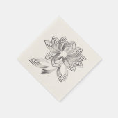 Zwei gefallene Blätter Serviette (Ecke)