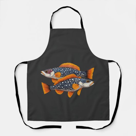 Zwei gefleckte Fische Schürze (Vorderseite)