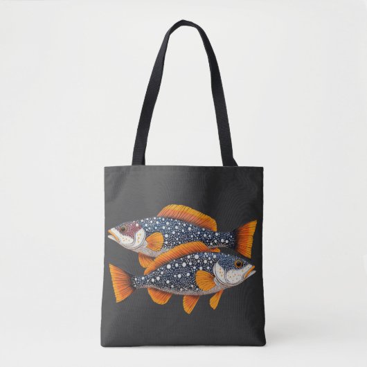 Zwei gefleckte Fische Tasche (Vorderseite)