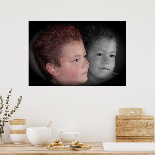 Zwei gegenübergestellt poster (Küche)