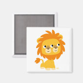 Zwei-gegenüberliegender Löwenmagnet des niedlichen Magnet (Vorderseite/Rückseite)