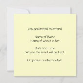 Zwei gegenüberstellende Giraffen mit Herzen. Einladung (Rückseite)