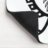 Zwei gehackter Schwarzer Adler Mousepad (Ecke)