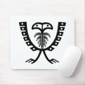 Zwei gehackter Schwarzer Adler Mousepad (Mit Mouse)