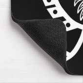 Zwei gehackter Weißadler Mousepad (Ecke)