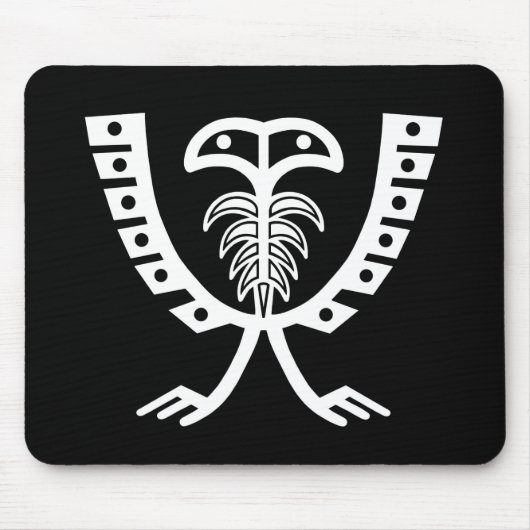 Zwei gehackter Weißadler Mousepad (Vorne)