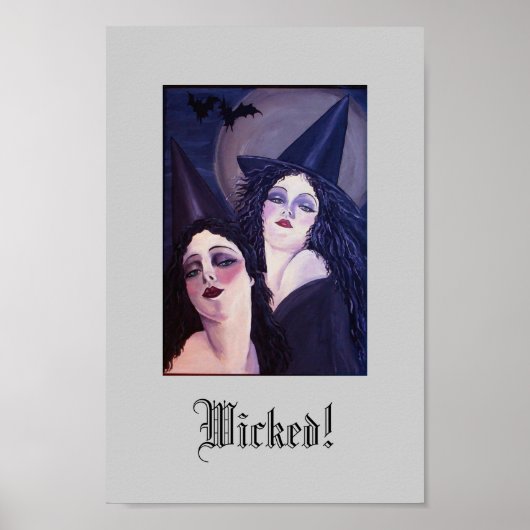 Zwei geheftete Hexen Poster (Vorne)