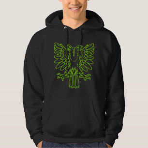 Zwei geheuerte Adler - Martian Green Hoodie