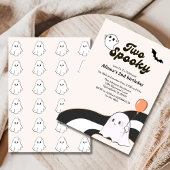 Zwei geile Boo Retro Ghost 2. Geburtstag Einladung