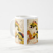 Zwei Geisha Fine Art Kaffeetasse (Vorderseite Links)