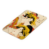Zwei Geisha Fine Art Magnet (Linke Seite)
