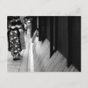 Zwei Geisha in Kyoto Postkarte