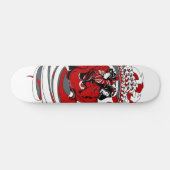 Zwei Geishas mit Grafikdesign Skateboard (Horizontal)