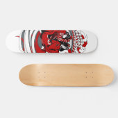 Zwei Geishas mit Grafikdesign Skateboard (Horizontal)