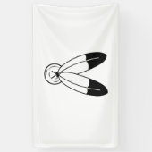 Zwei-Geist-Flagge Banner (Vertikal)