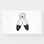 Zwei-Geist-Flagge Banner (Horizontal)