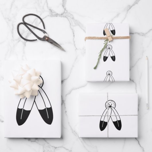 Zwei-Geist-Flagge Geschenkpapier Set (Vorderseite)
