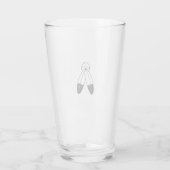 Zwei-Geist-Flagge Glas (Rückseite)
