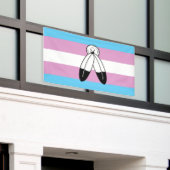 Zwei-Geist-Trans-Stolperflagge Banner (Äußeres Gebäude)