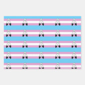 Zwei-Geist-Trans-Stolperflagge Geschenkpapier Set (Vorderseite 2)