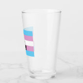 Zwei-Geist-Trans-Stolperflagge Glas (Links)