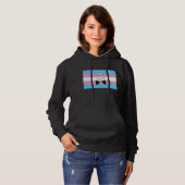 Zwei-Geist-Trans-Stolperflagge Hoodie (Vorne ganz)