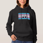 Zwei-Geist-Trans-Stolperflagge Hoodie (Vorderseite)