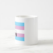 Zwei-Geist-Trans-Stolperflagge Kaffeetasse (Mittel)