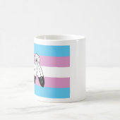 Zwei-Geist-Trans-Stolperflagge Kaffeetasse (Mittel)