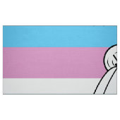 Zwei-Geist-Trans-Stolperflagge Stoff (Fat Quarter (45,7 x 55,9 cm))