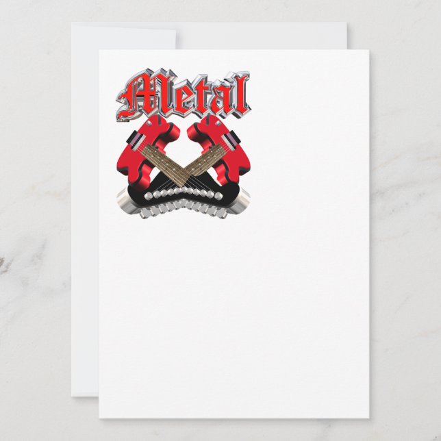 Zwei gekreuzte Gitarren (Vorderseite)