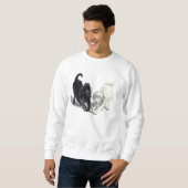 Zwei Gekritzel-Sweatshirt Sweatshirt (Vorne ganz)