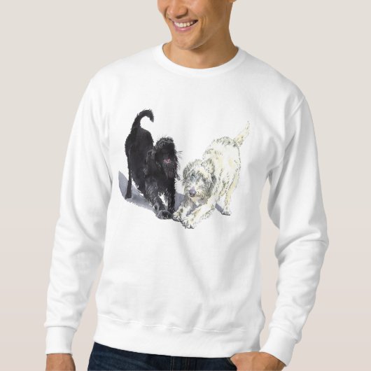 Zwei Gekritzel-Sweatshirt Sweatshirt (Vorderseite)