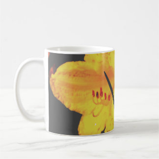 Zwei gelbe Blumen Kaffeetasse