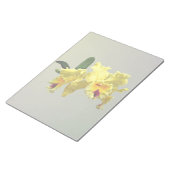 Zwei gelbe Cattleya Orchids Notizblock (angewinkelt)