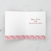 Zwei gelbe Labradoren und Mama Karte (Innenseite)