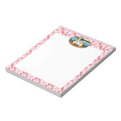 Zwei gelbe Labradoren und Mama Notizblock (Rotiert)