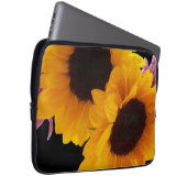 Zwei gelbe Sonnenblumen Laptopschutzhülle (Vorne Rechts)