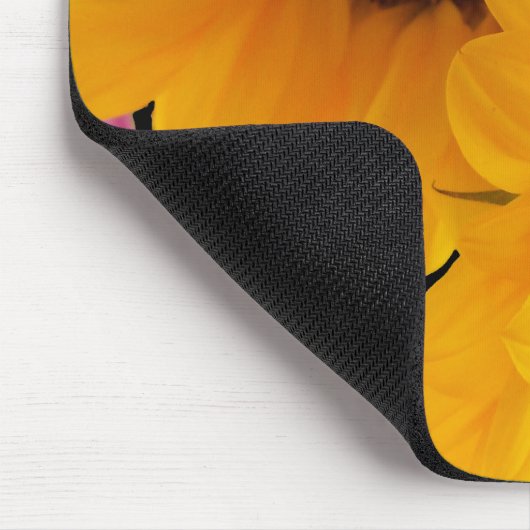 Zwei gelbe Sonnenblumen Mousepad (Ecke)