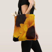Zwei gelbe Sonnenblumen Tasche (Von Nahem)