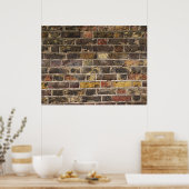 Zwei Gelbziegelposter Poster (Küche)