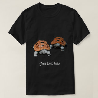 Zwei gemalte Dosenschildkröten, individuelle T-Shi T-Shirt