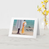 ZWEI GENIESSEN SIE IHREN GEBURTSTAG "IHREN WEG" KARTE (Gelbe Blume)