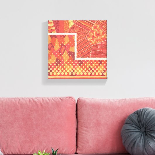 Zwei geometrische Formen Compositionen Art Canva P Leinwanddruck (Insitu (Wohnzimmer))