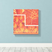 Zwei geometrische Formen Compositionen Art Canva P Leinwanddruck (Insitu (Holzboden))