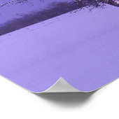Zwei gepflasterte Bäume bei Sonnenaufgang; Chippew Poster (Ecke)