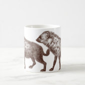 Zwei gepunktet oder gestreifte Hyänen Kaffeetasse (Mittel)