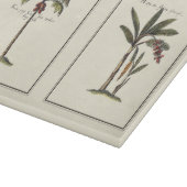 Zwei gerahmte Miniaturpalmen Schneidebrett (Ecke)